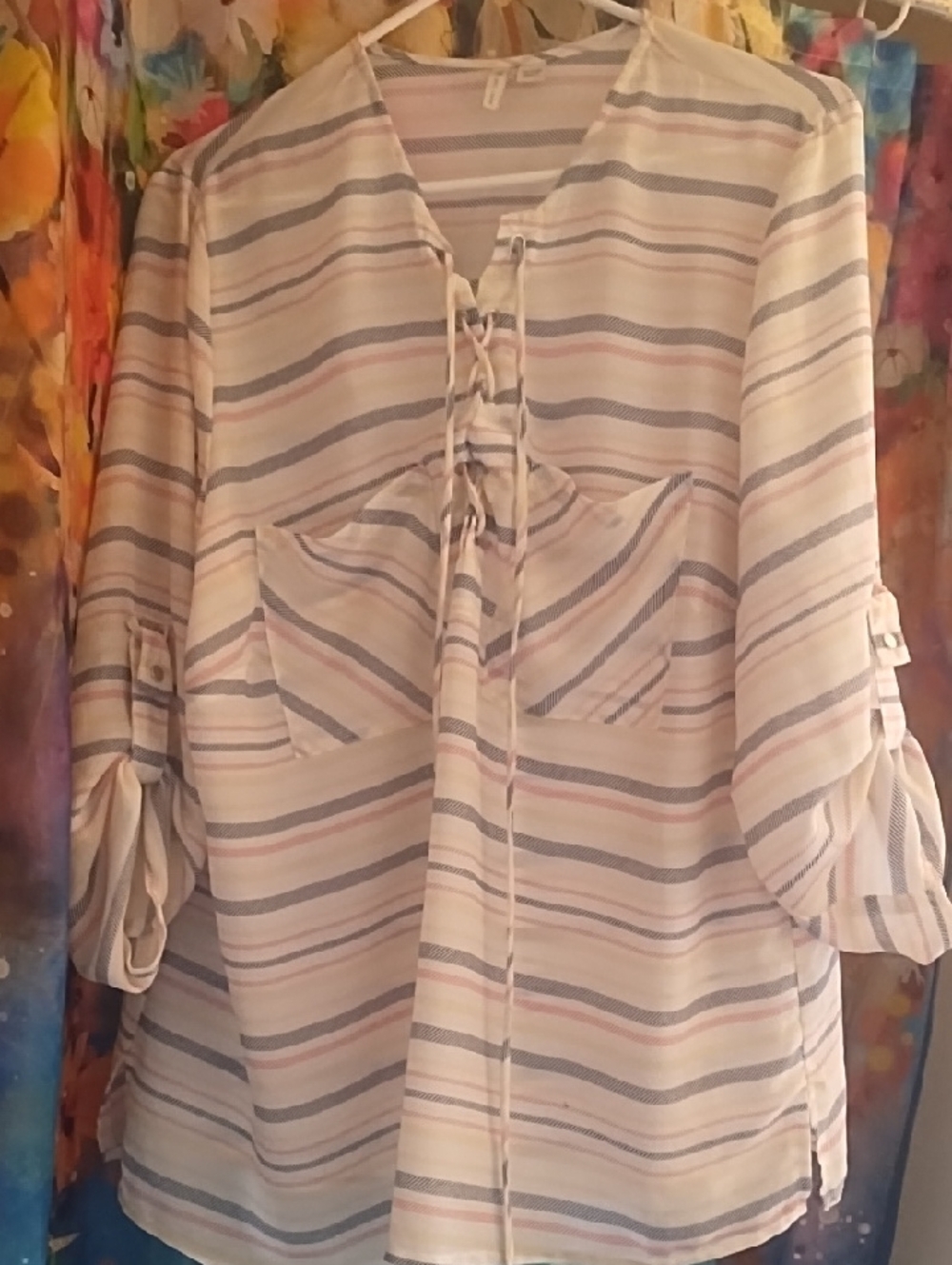 Cato Woman's LS Blouse 14-16W